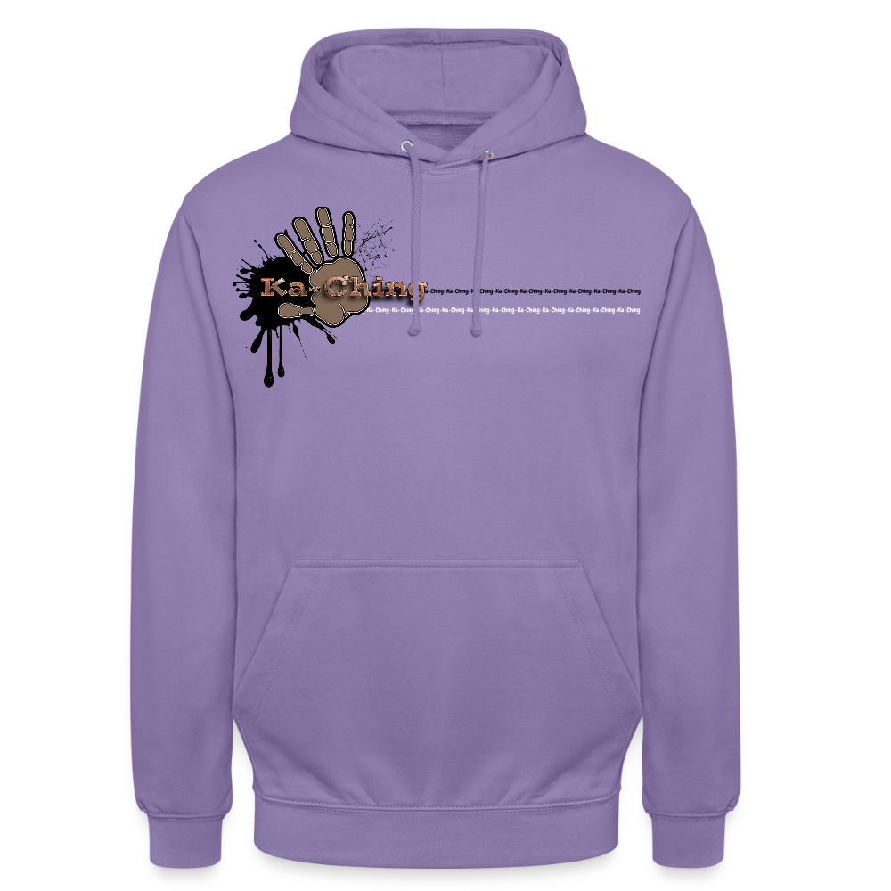 Ka-Ching Unisex Hoodie Ching Bronze logo - lavender