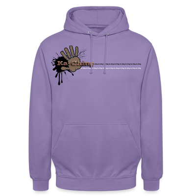 Ka-Ching Unisex Hoodie Ching Bronze logo - lavender