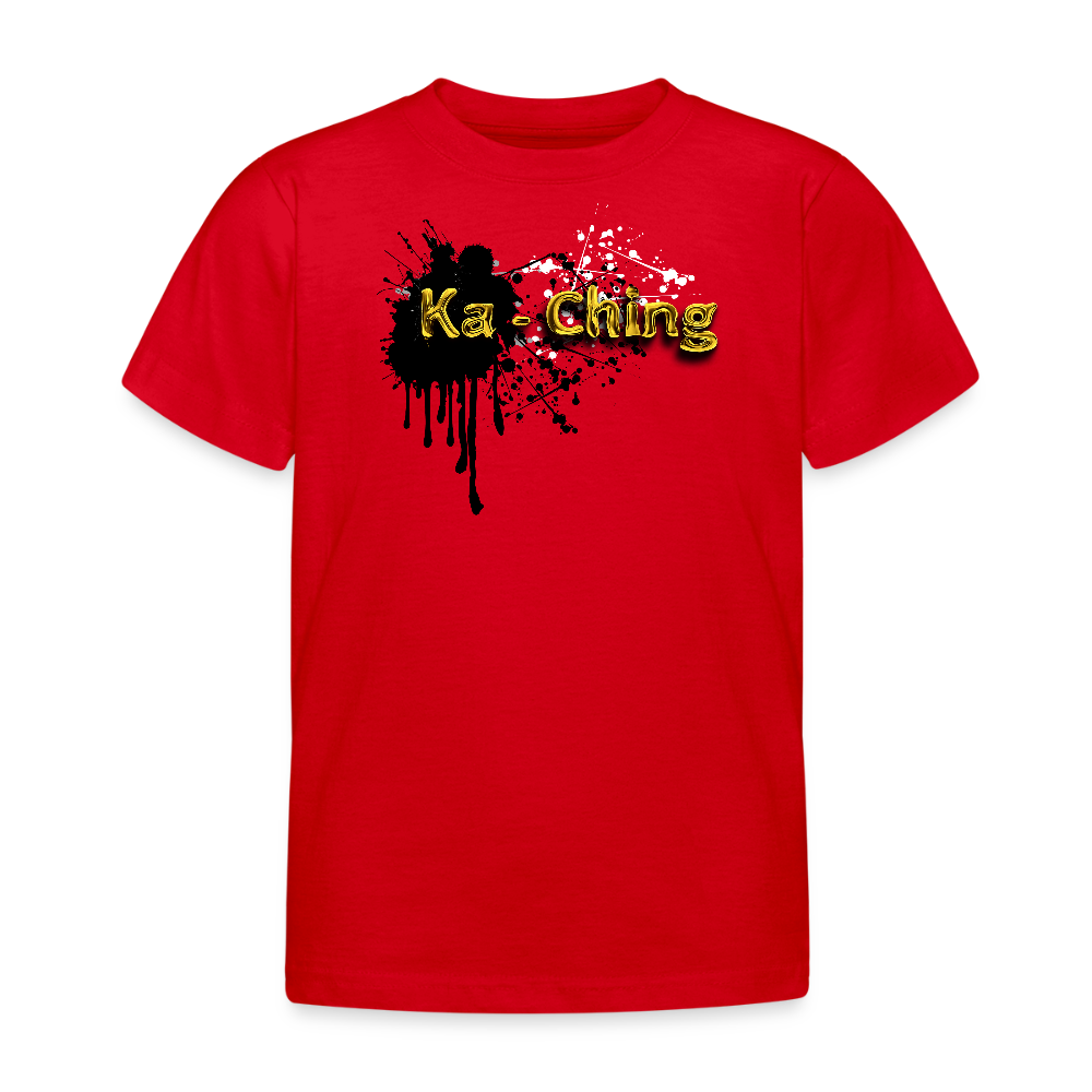 Kids T-Shirt Gold - red