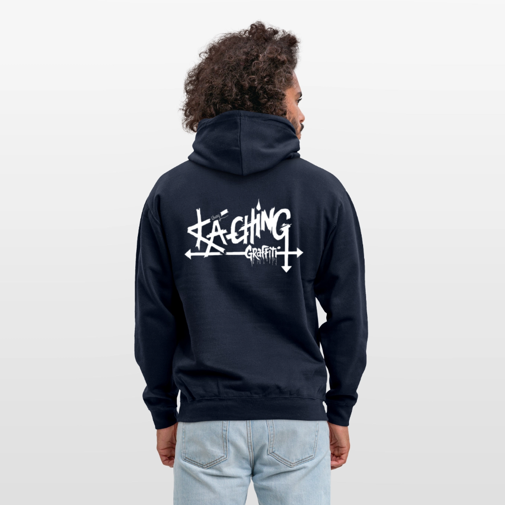 Minimal Range Unisex Hoodie limited Ka-Ching ⁶design - navy