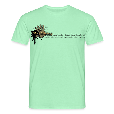 Ka-Ching T-Shirt Ching Gold Logo CHGD-T-02w - mint green