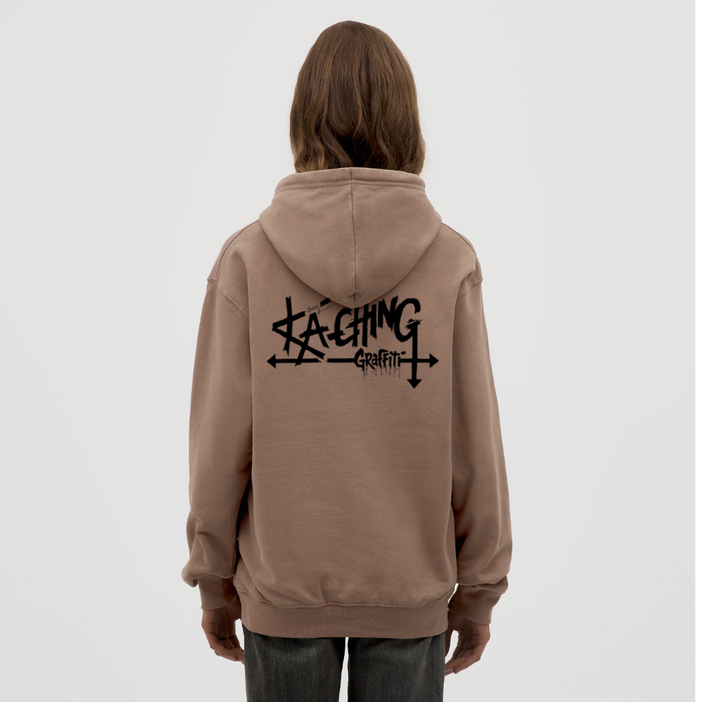 Minimal Range Unisex Hoodie limited Ka-Ching design2 - mocha