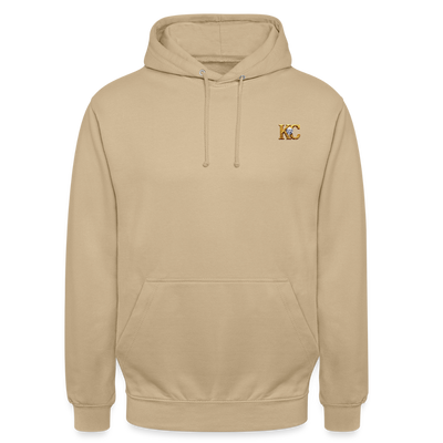 diamond range limited edition Hoodie  design 1 light background - beige
