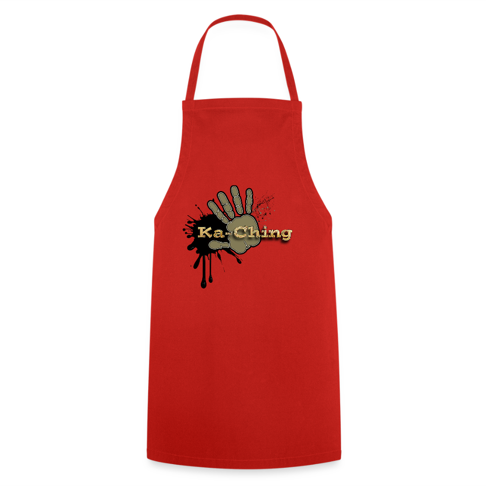 Cooking Apron gold - red