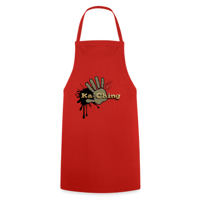 Cooking Apron gold - red