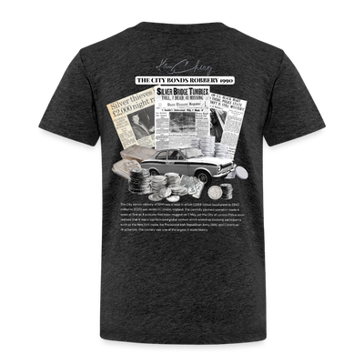 Silver Range City Bonds Robɓery 1990 Tee limited edition - charcoal grey