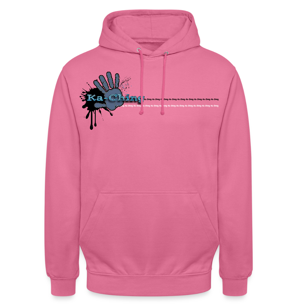 Unisex Hoodie Ching Blue logo - pink