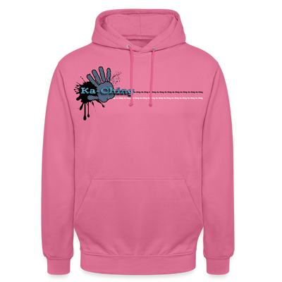 Unisex Hoodie Ching Blue logo - pink
