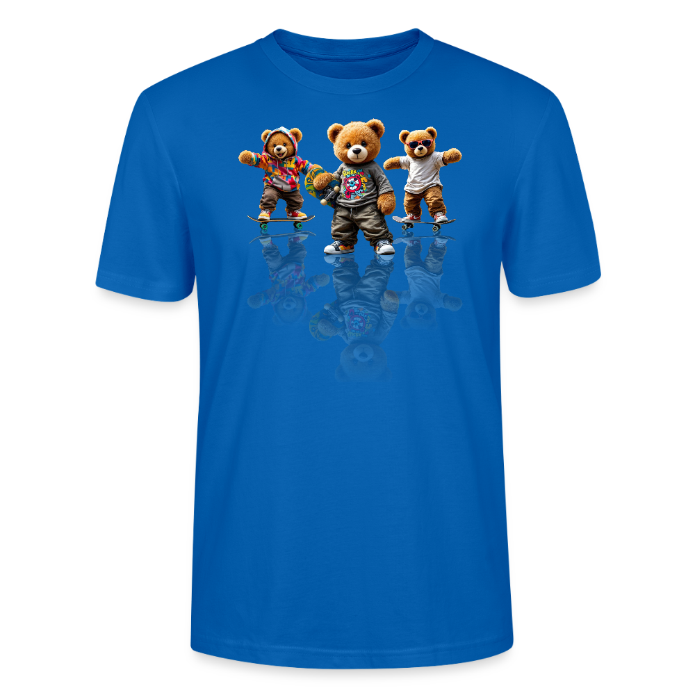 skateboarding Teds Tee - peacock-blue