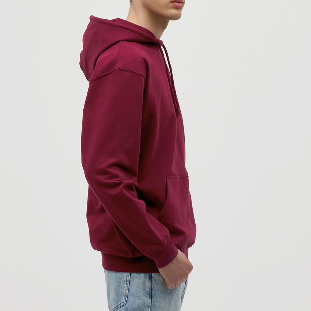 Ka-Ching Unisex Hoodie Ching Bronze logo - bordeaux