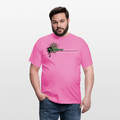 Unisex T-Shirt Ching Green Logo CHGR-T-01c - pink