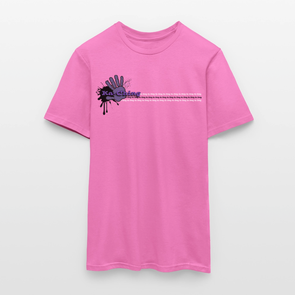 Unisex T-Shirt Ching Purple Logo CHPU-T-06c - pink