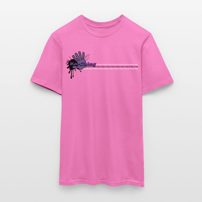 Unisex T-Shirt Ching Purple Logo CHPU-T-06c - pink
