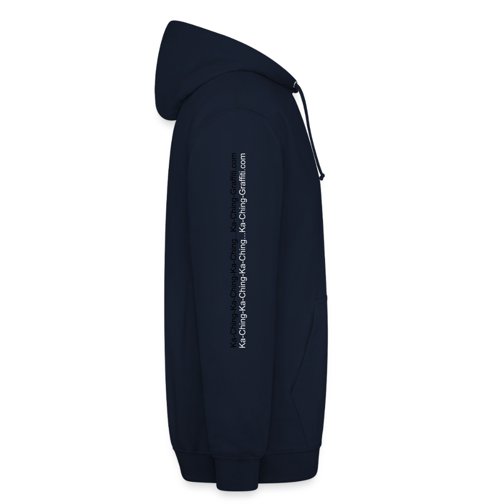 Unisex Hoodie Ching Bronze logo - navy