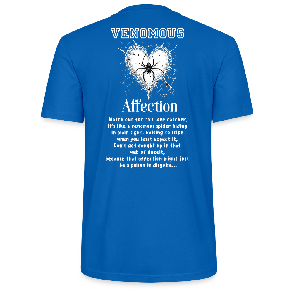 Spiders heart web Tee - peacock-blue