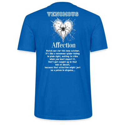 Spiders heart web Tee - peacock-blue
