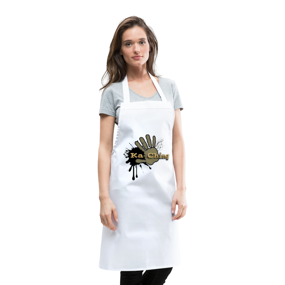 Cooking Apron gold - white