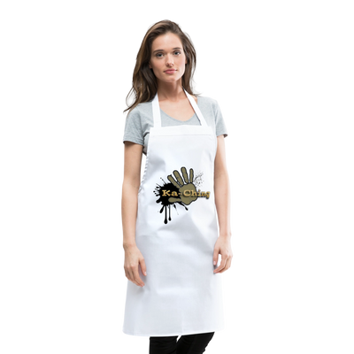 Cooking Apron gold - white