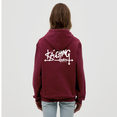 Minimal Range Unisex Hoodie limited editions design 1 - bordeaux
