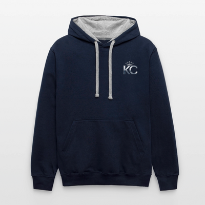 Silver Range City Bonds Robɓery 1990 Hoodie limited edition - navy/heather grey