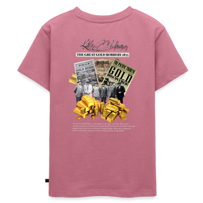 Gold Range The Great Robɓery 1855 Tee limited edition - mauve