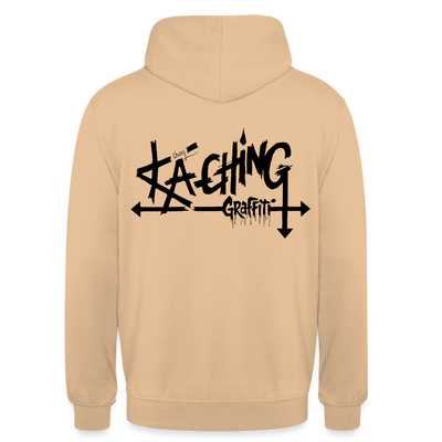 Minimal Range Unisex Hoodie limited Ka-Ching design2 - peach
