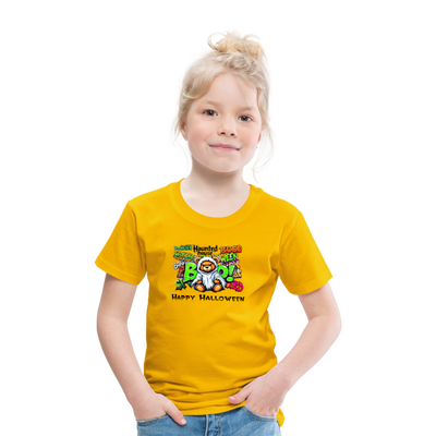 Teddie Ghost boo Tee - sun yellow