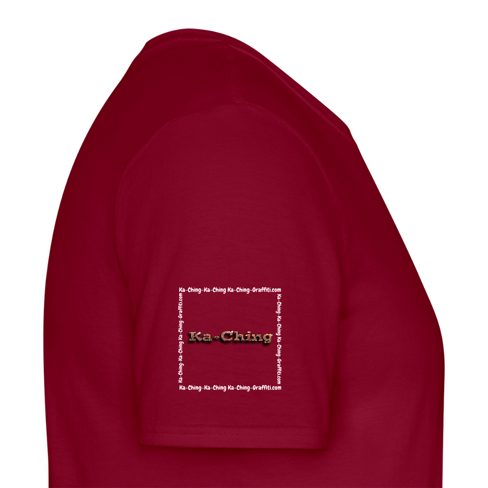 Unisex T-Shirt Ching Bronze Logo WH/Dark CHBR-T-04d - brick red