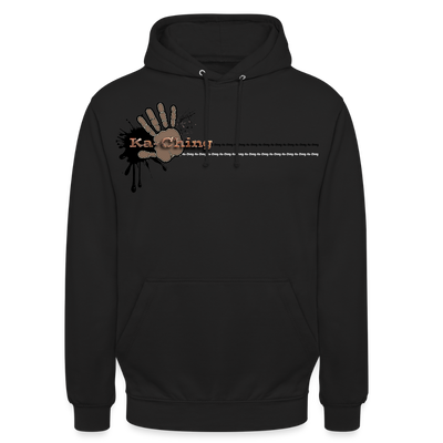 Unisex Hoodie Ching Bronze logo - black