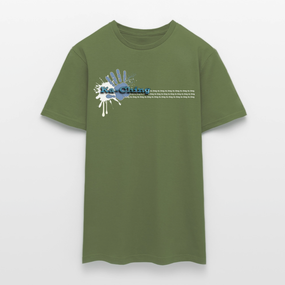 Unisex T-Shirt Ching Blue Logo WH/Dark CHBL-T-05d - military green