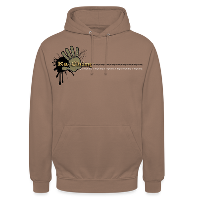 Unisex Hoodie Ching Gold logo - mocha