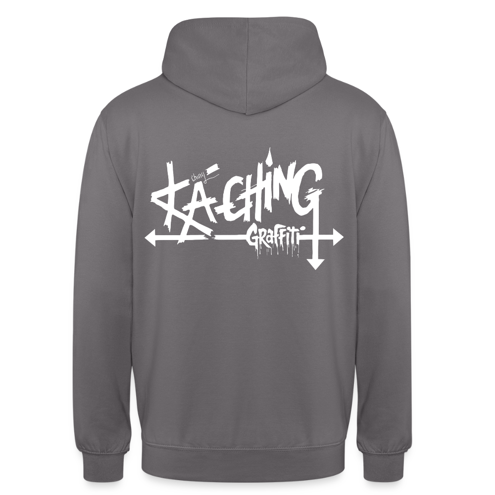 Minimal Range Unisex Hoodie limited Ka-Ching ⁶design - elephant grey