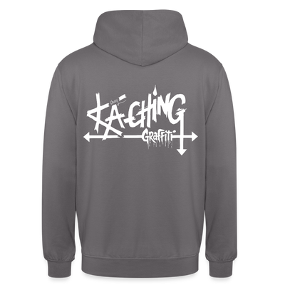 Minimal Range Unisex Hoodie limited Ka-Ching ⁶design - elephant grey