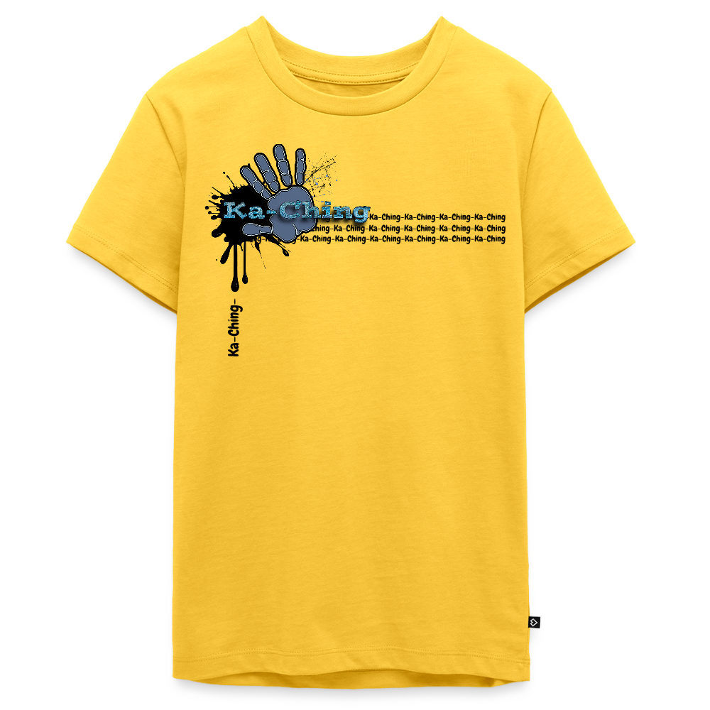 Unisex T-Shirt Ching Blue Logo - yellow