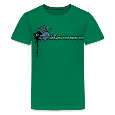 Unisex T-Shirt Ching Blue Logo - kelly green