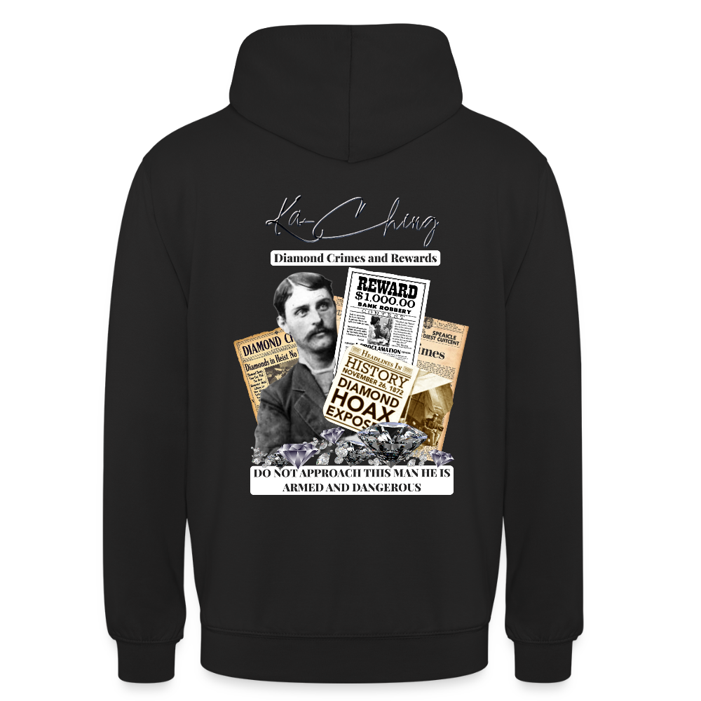 diamond range limited edition Hoodie  design 3 - black