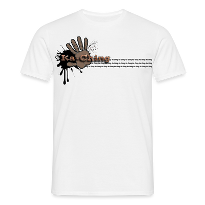Unisex T-Shirt Ching Bronze Logo CHBZ-T-04w - white