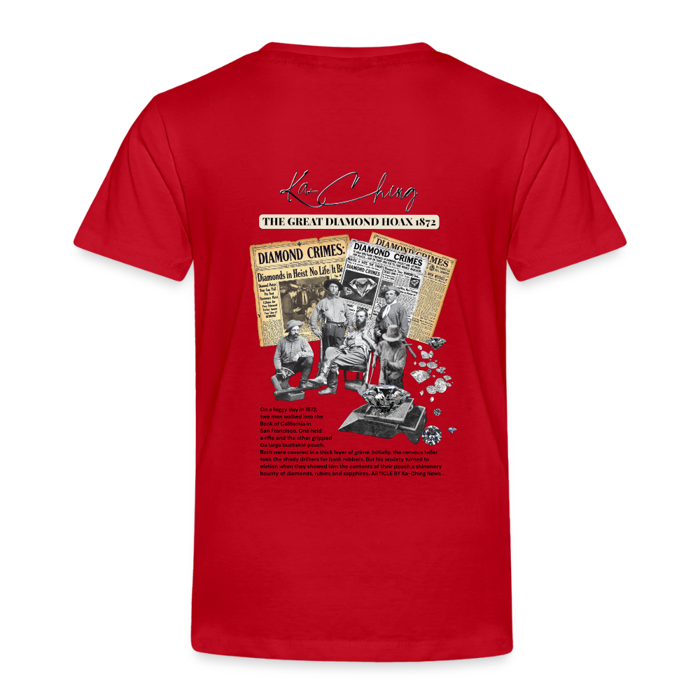 Diamond Range The Great Hoax 1872 Tee limited edition - red
