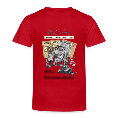 Diamond Range The Great Hoax 1872 Tee limited edition - red
