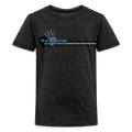 Unisex T-Shirt Ching Blue Logo - charcoal grey