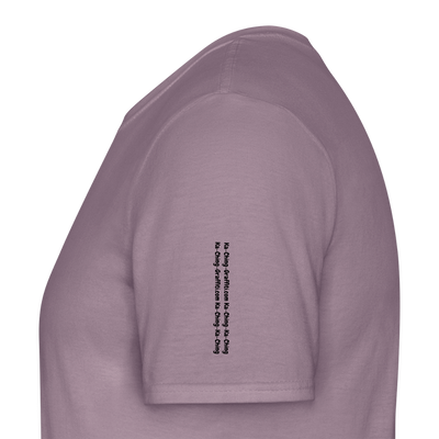 Ka-Ching T-Shirt Ching Gold Logo CHGD-T-02w - purple-grey 