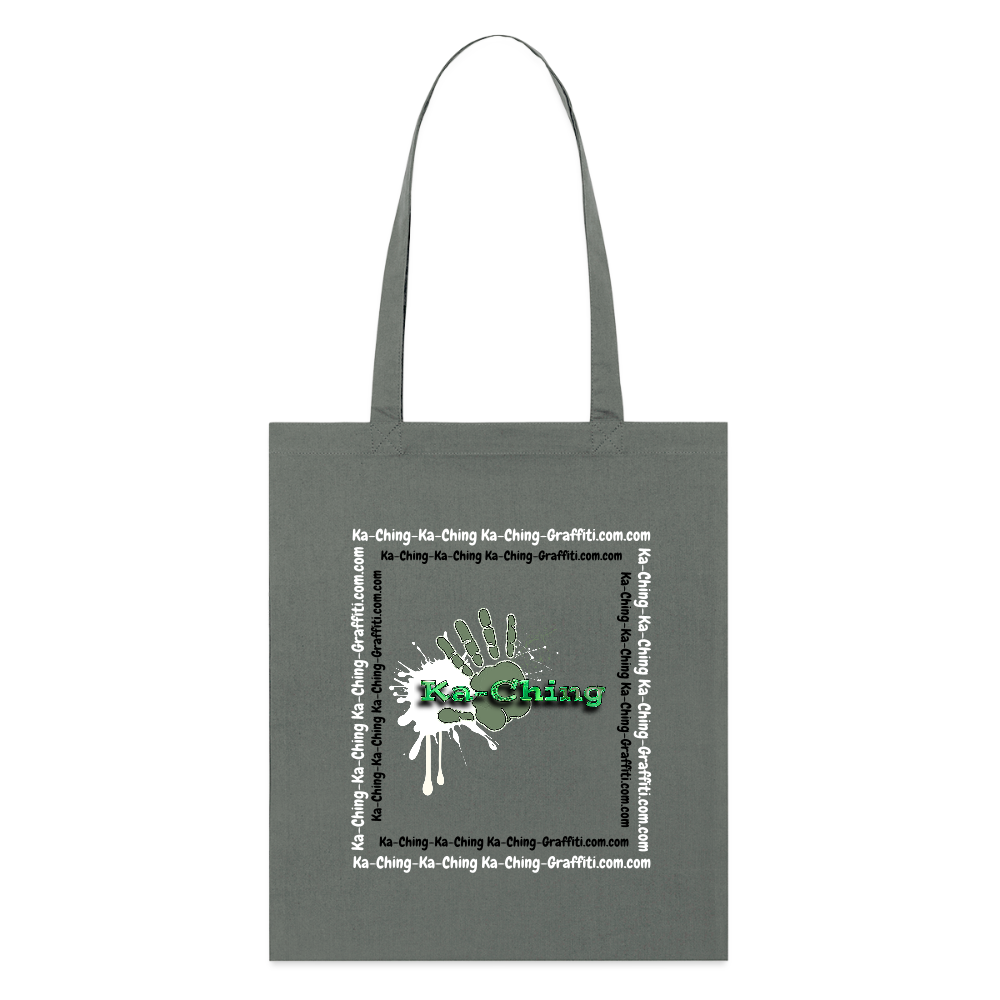 Ching Tote Bag Green Logo - anthracite