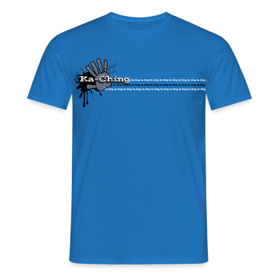 Unisex T-Shirt Ching Silver Logo CH-SLR-T-03c - royal blue