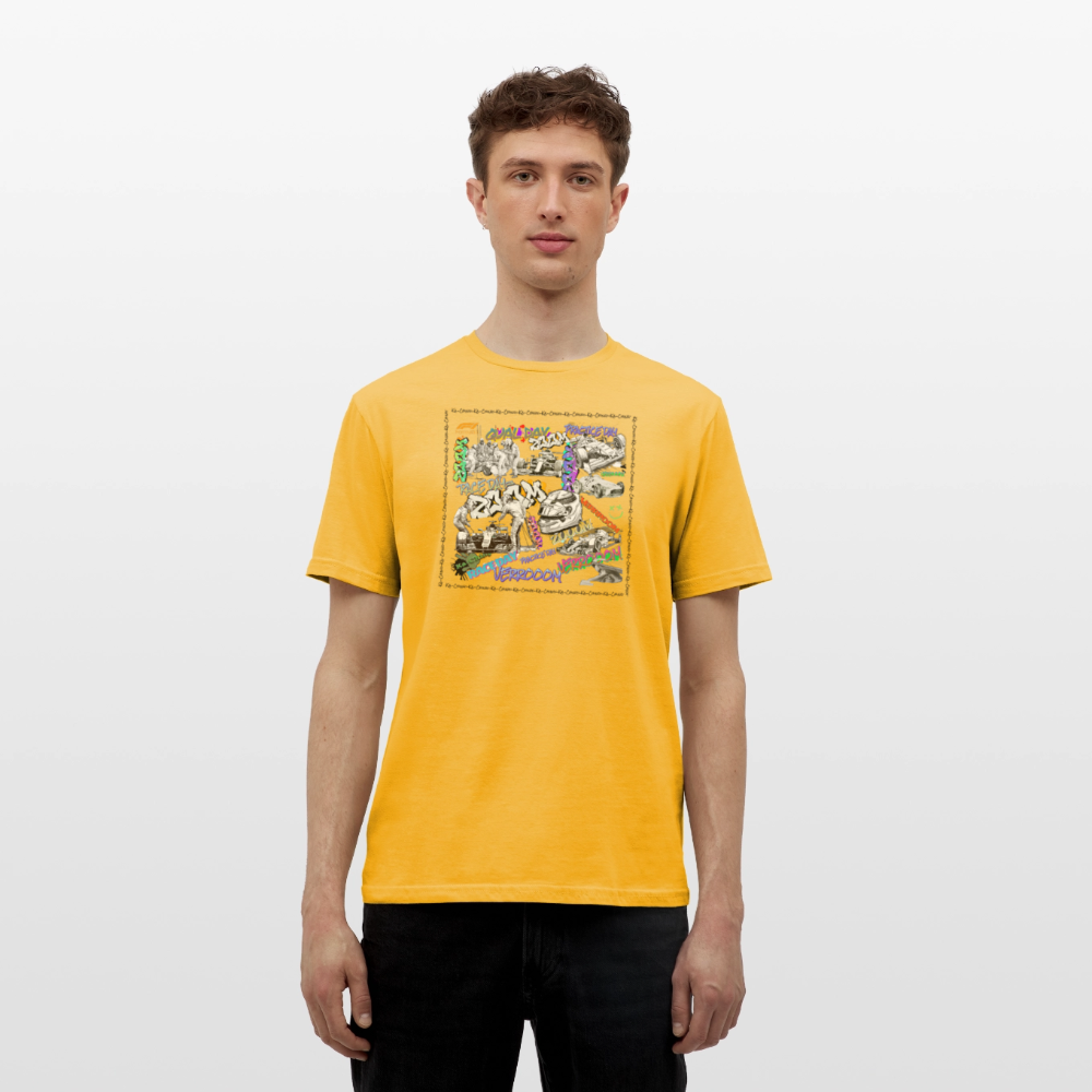 Unisex T-Shirt F1 Graffiti - yellow