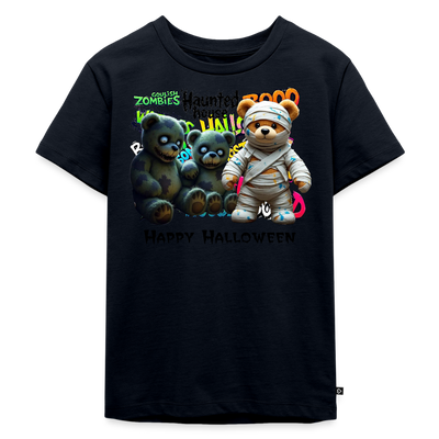 Teddies zombie mummy Halloween Tee - navy