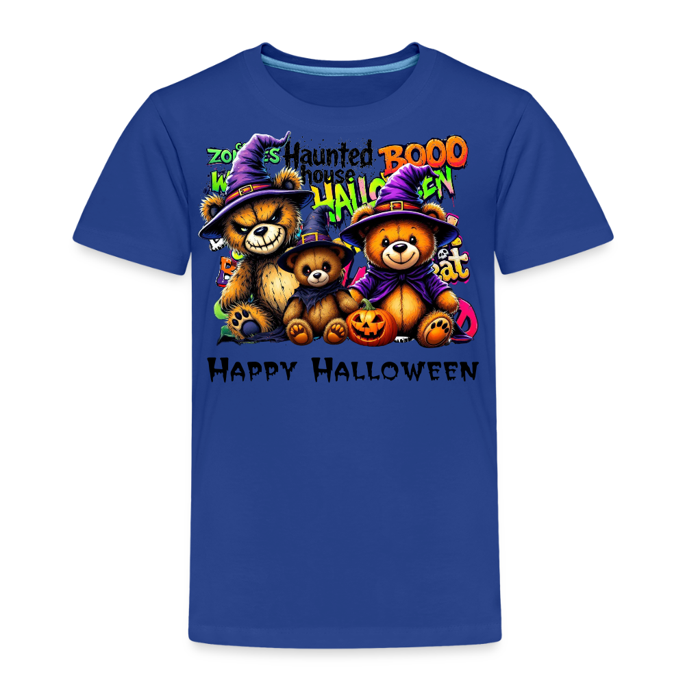 Teddies Whitches Tee - royal blue