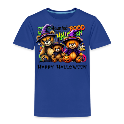 Teddies Whitches Tee - royal blue