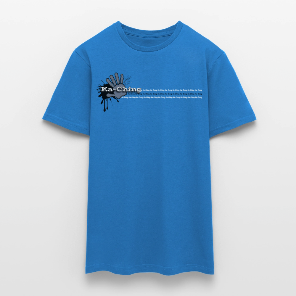 Unisex T-Shirt Ching Silver Logo CH-SLR-T-03c - royal blue