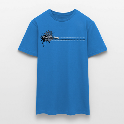 Unisex T-Shirt Ching Silver Logo CH-SLR-T-03c - royal blue