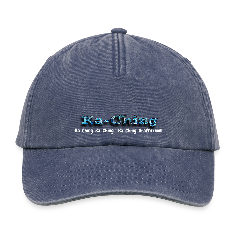 Ka-Ching Cap blue Logo - vintage denim